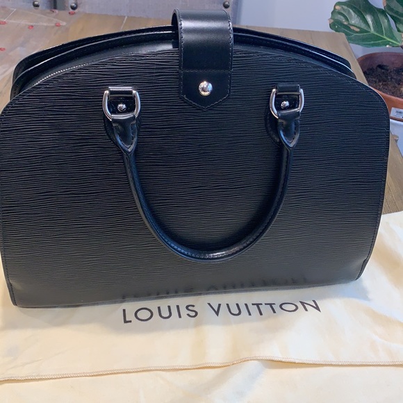 LOUIS VUITTON M59042 Epi Pont Neuf GM Hand Bag Epi Noir Leather Black - Picture 2 of 9